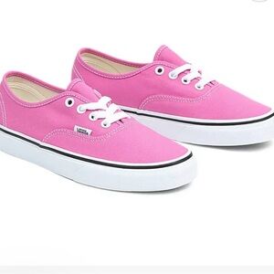Vans Women's Canvas Sneakers in Vibrant Pink